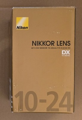 Nikon AF-S DX NIKKOR 10-24mm f/3.5-4.5G ED Lens - mint with box