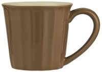 Tasse, Becher Mynte Hazelnut Braun 200Ml Steingut Ib Laursen