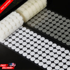 Transparent Sticky Dots Self Adhesive Hook and Loop Fastener Tape Strong Glue
