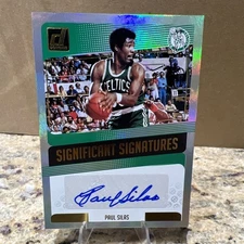2018-19 Panini Donruss Significant Signatures PAUL SILAS AUTO Boston Celtics