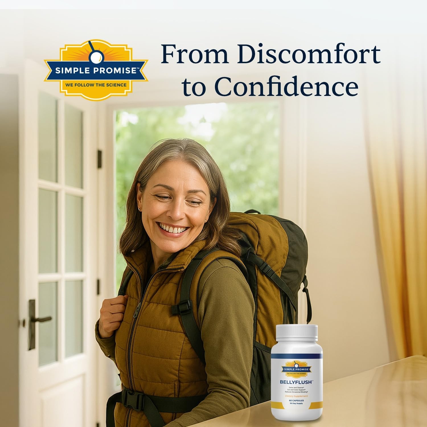 Simple Promise BellyFlush - Detox and Colon Cleanse Supplement - Milk Thistle...