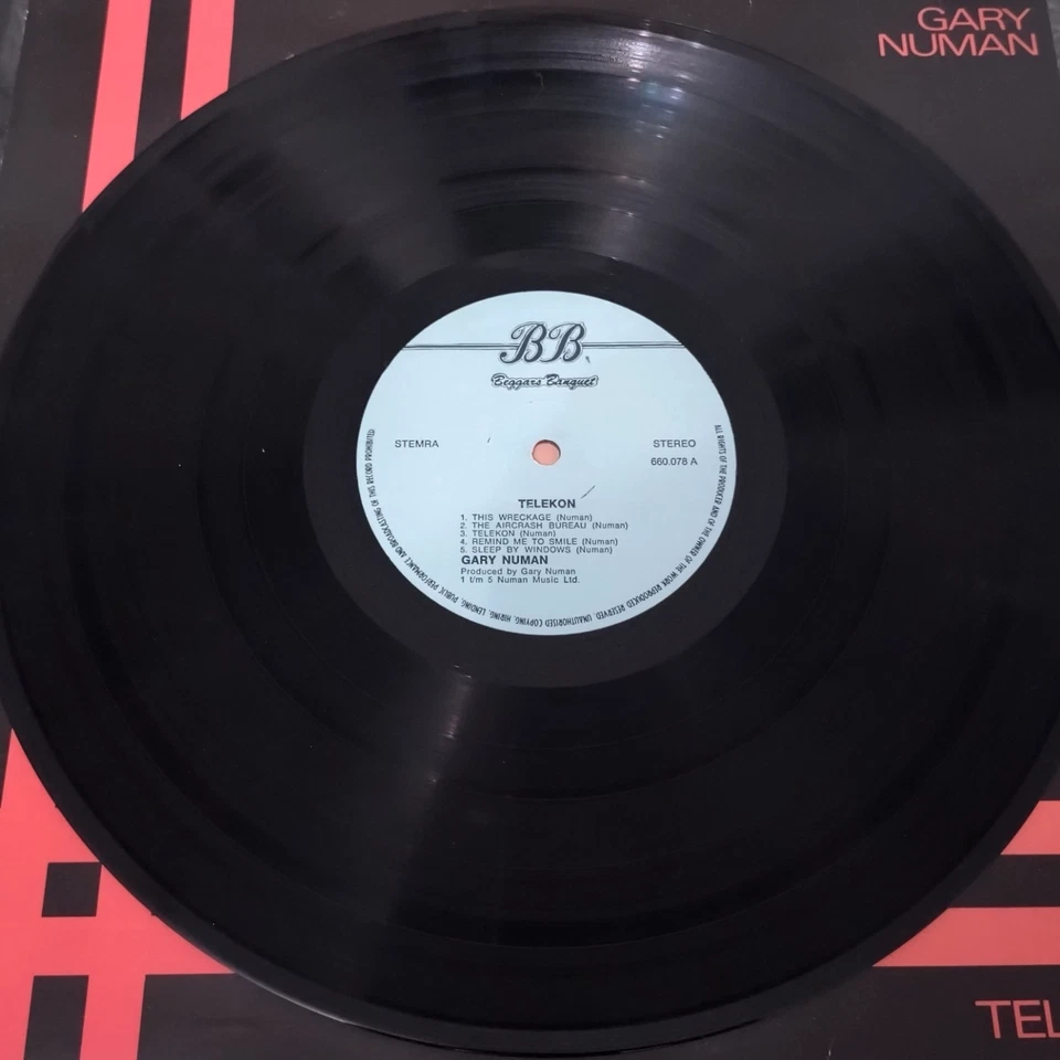 GARY NUMAN LP - TELEKON - DUTCH VINYL + U.K. SLEEVE 1980 SYNTH / NEW WAVE VG+/VG - Image 4 of 4