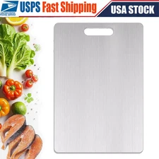 201stainless steel cutting board double-sided easy to clean suitable for kitchen