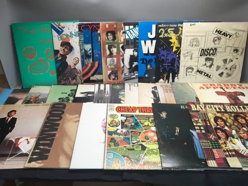 HUGE Lot of (25) CLASSIC ROCK POP Vinyl LPs Rush Springsteen U2 Queen Fleetwood