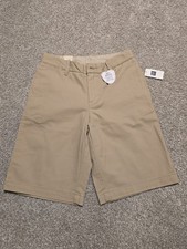 NEW GAP Gapshield Boy Shorts Size 10 Reg Khaki-Beige Adjustable Waist