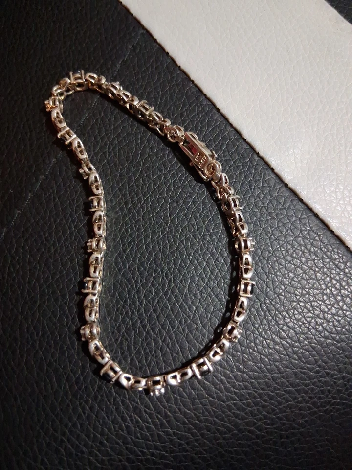 Pulsera de tenis Ross Simons Sterling Vermeil Foto 4 de 4