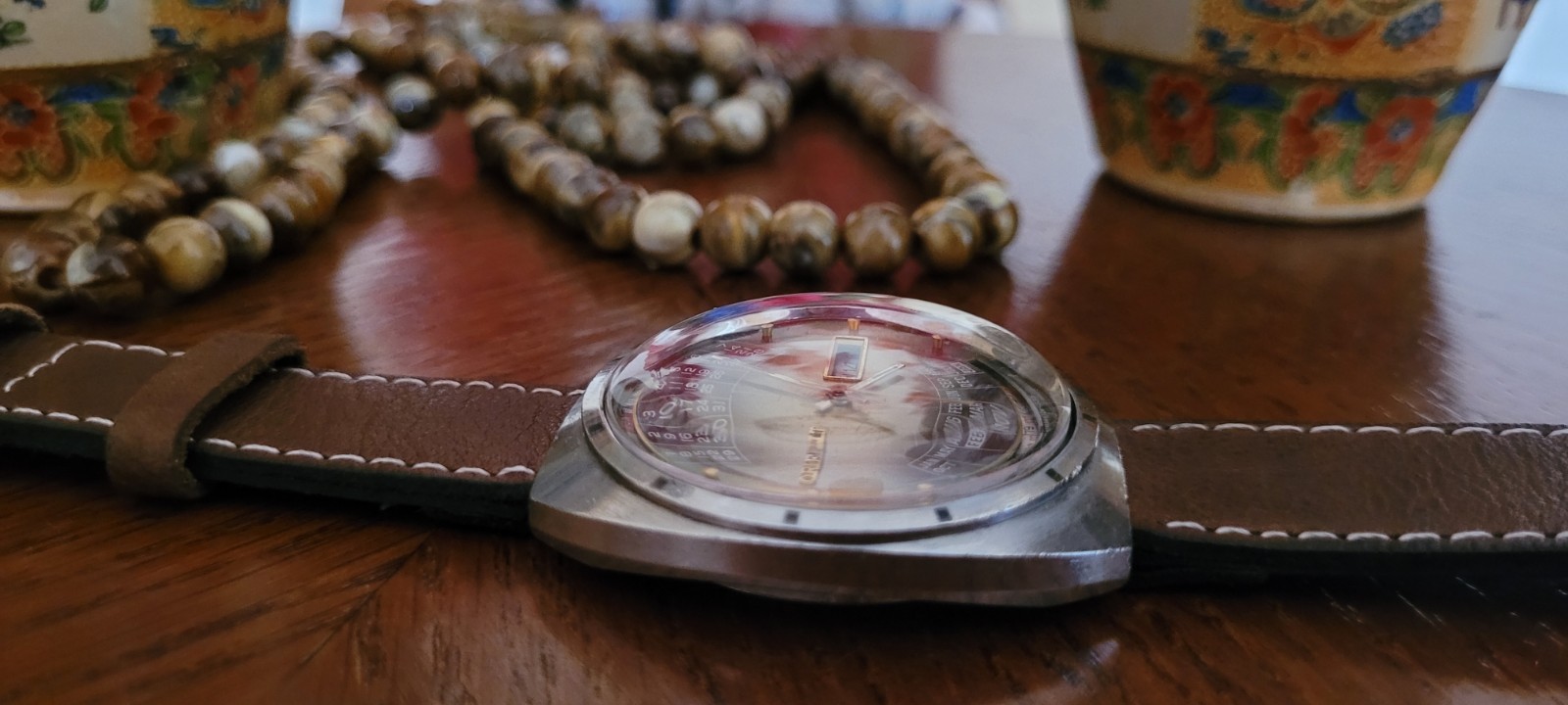 Orient Multi Year Calendar Automatic Vintage Watc… - image 4