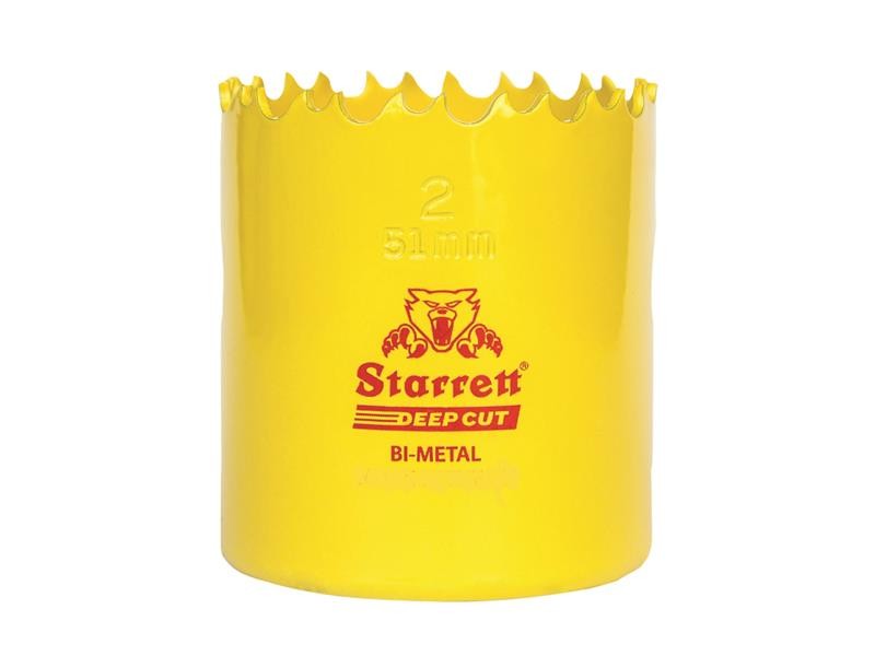 Starrett Deep Cut Bi-Metal Holesaw 32mm Cutting Depth 51mm STRHS32DC