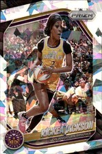 2025 Panini Prizm WNBA Rickea Jackson #118 Ice Prizms Los Angeles Sparks 4E