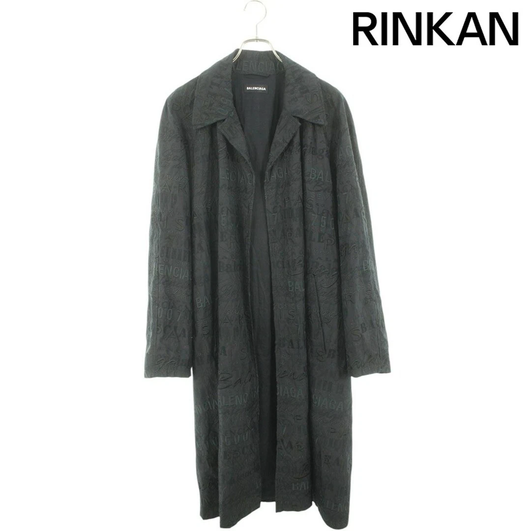 Balenciaga 19SS 571521 TER03 cappotto raglan ricamato uomo 46 usato7e96404f8