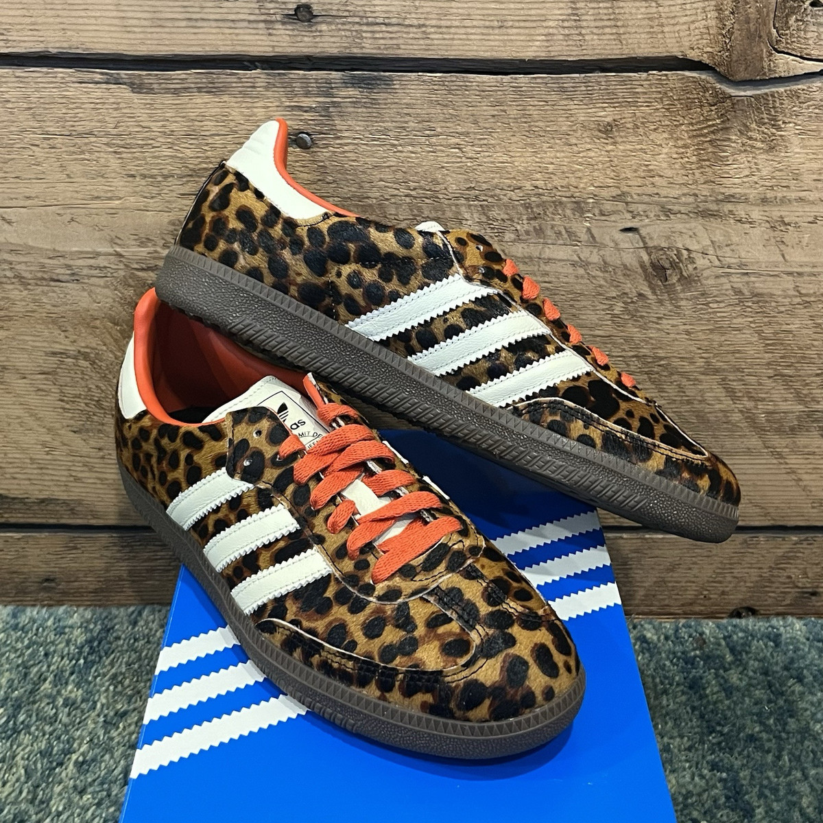 adidas Originals Samba OG Preloved Red Leopard Cheetah adidas Originals Samba OG Preloved Red Leopard Cheetah