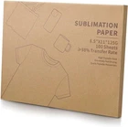 Sublimation Paper 8.5" x 11" 125gsm Compatible with Inject Printers - 100 Sheets