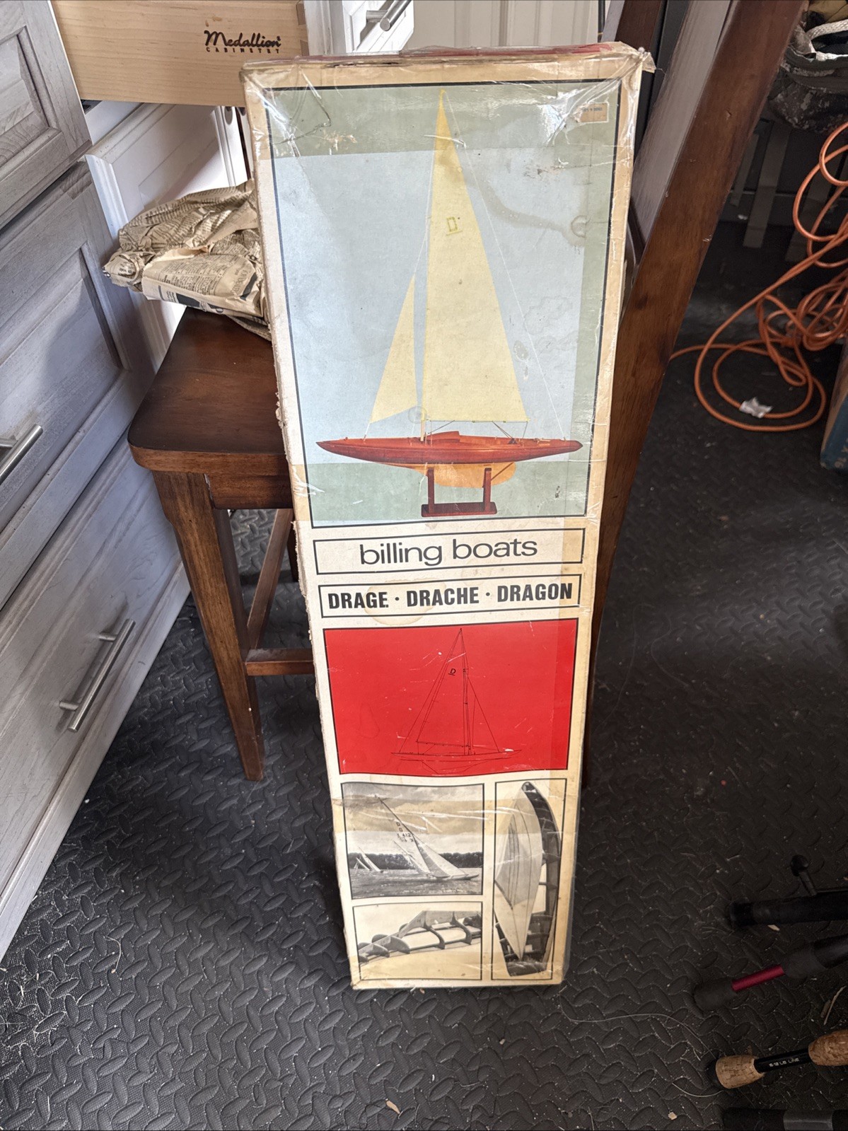 Billing Boats Dragon 1:12 Vintage Model Yacht #448 Complete New Open Box