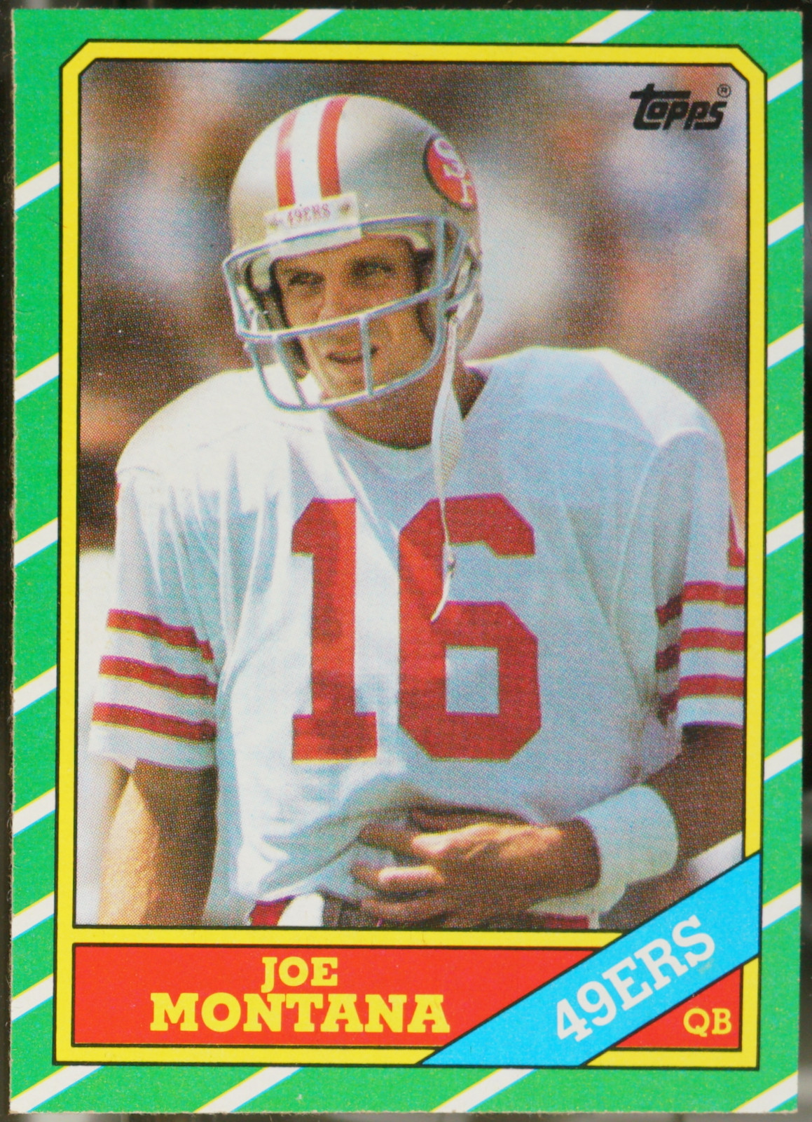 1986 Topps Football Joe Montana #156 NM