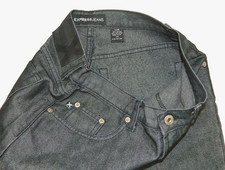 Women's Flare Jeans Express USA Made Stretch Denim Tag 7/8 measured size 28x31
