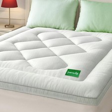 Mattress Topper Queen Size Pad Viscose Made from Bamboo Mattress Cover Soft