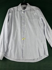 Valentino Roma Men's Striped Waith Dress Shirt Size 16.5