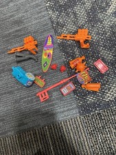 1991 TMNT Ninja Turtle Mike's Kowabunga Surf Buggy Accessories Lot