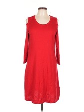 Nine West Women Red Casual Dress L
