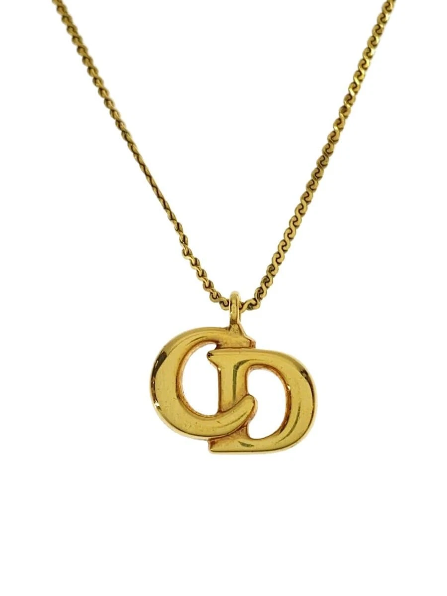 Collana Christian Dior logo CD GLD top incluso donna