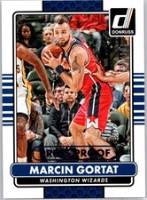 2014-15 Donruss Press Proofs Purple #31 Marcin Gortat #/199 Washington Wizards