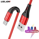 3A USB-A Type C Fast Charge Sync USB-C to USB 2.0 Data Transfer Cable Lead