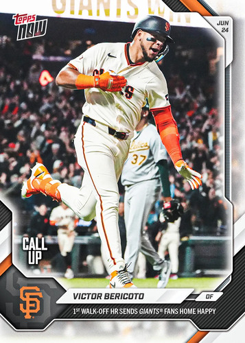 2026 Topps Now 374 Victor Bericoto