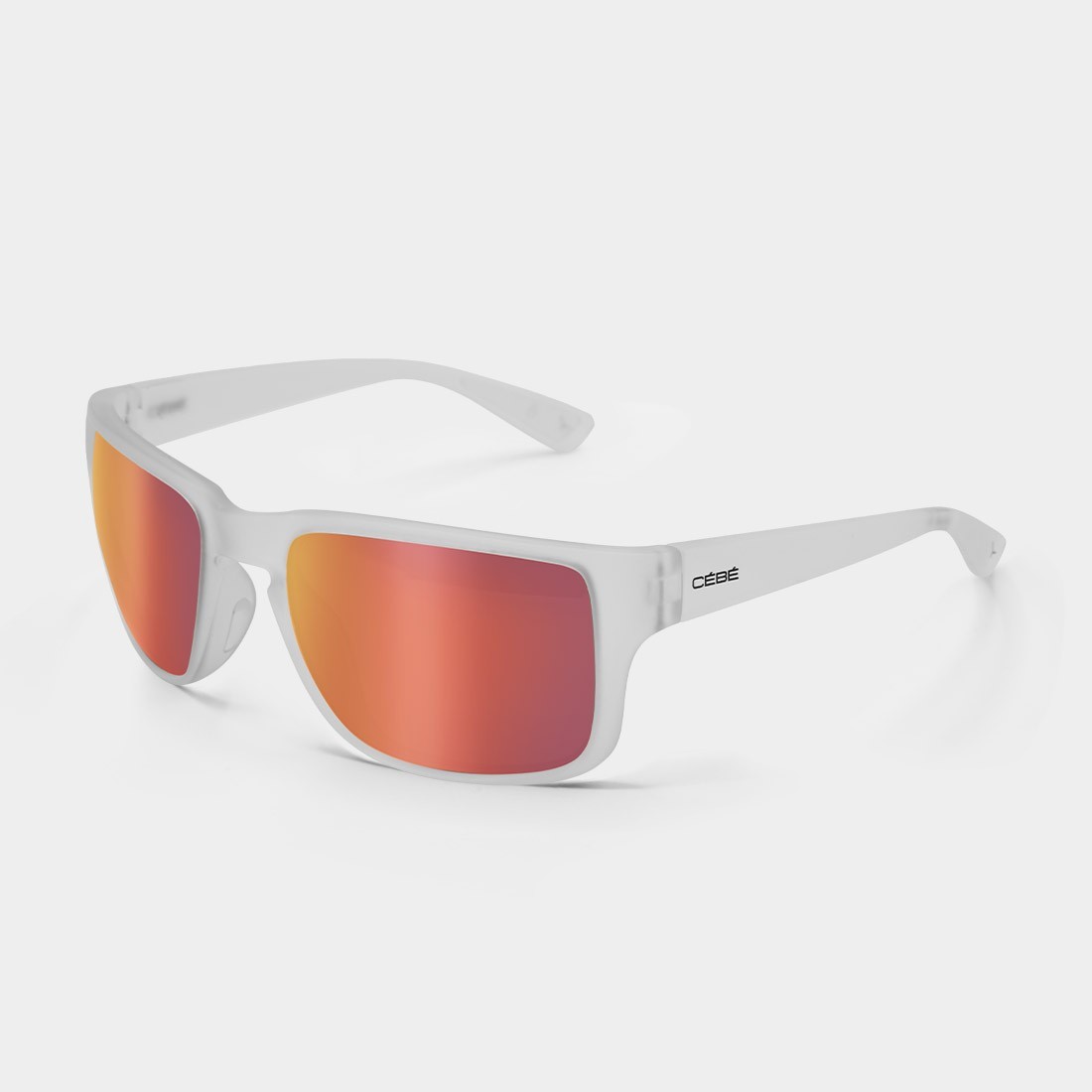 CEBE SHIFT CBS09977 Mens/Womens Sunglasses MATT TRANSLUCENT / RED MIRROR CAT.3