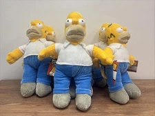 Homer Simpson 15” Plush Stuffed Doll Nanco 2005 The Simpsons New With Tags X1