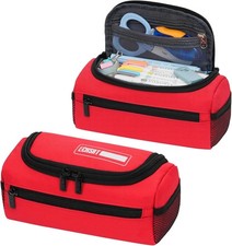 Sturdy Portable Storage Bag for Office Travel Supplies - Red, Extra Large C