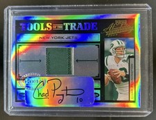 2004 Playoff Absolute Chad Pennington Tools of the Trade Jersey Prime Auto #/25
