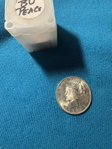 1923-P Peace Dollar 90% Silver - Brilliant Uncirculated.  Nice Original luster!