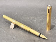 Montblanc — Noblesse Gold Plated Trim - RESTORED (BFP701) — fountain pen for sale on Nibfolio