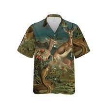 African Art Jungle Animals Hawaiian Shirt