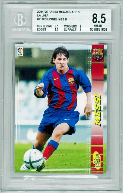 Lionel Messi 2004 Panini Megacracks La Liga