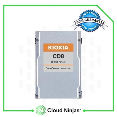 KIOXIA KCD8XVUG6T40 6.4TB SFF 2.5'' CD8-V NVMe 3DWPD PCIe 4.0 SIE SSD
