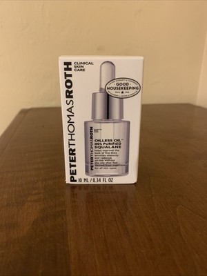 Peter Thomas Roth Oilless Oil 100 % Purified Squalane .34oz New In Box