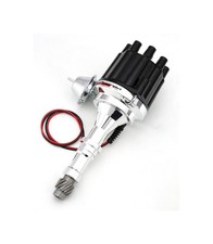 Pertronix D150700 Flame-thrower Plug And Play Vacuum Advance Black Cap Billet