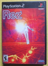 Rez- PS2 Sega 2002 Disc unscratched and clean with manual and registration card