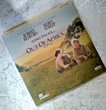 Out Of Africa Laserdisc Robert Redford Meryl Streep Klaus Maria Brandauer NIP