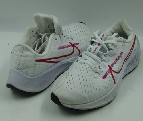 Nike Air Zoom Pegasus 38 Sneakers Women's 6.5 White Running Shoes CW7358-106 - Picture 3 of 8
