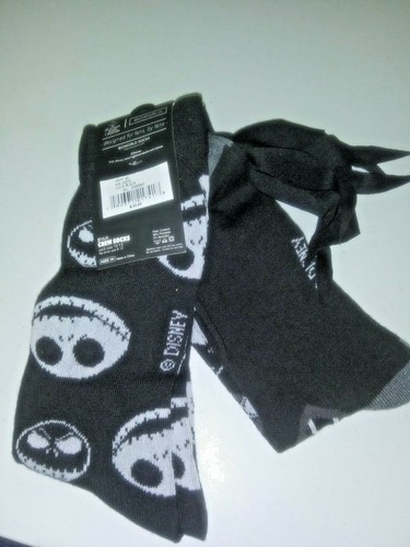 Calze girocollo NIGHTMARE BEFORE CHRISTMAS "JACK" 10-13 nuove con etichetta 2 paia - Foto 5 di 5
