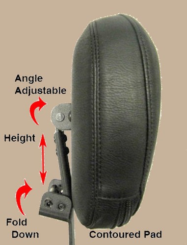 Adjustable Driver's Backrest for 2002-up Honda VTX1300C VTX1800C VTX1800N - Bild 3 von 5