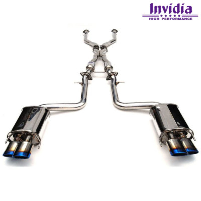 Invidia Q300H Cat-Back Exhaust w/ 4'' Rolled Titanium Tips For 15-16 Lexus RCF