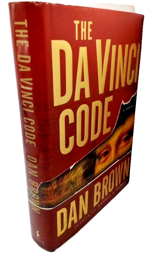 True 1st Edition/Printing Da Vinci Code Dan Brown 2003 HC DJ Skitoma/Lyon Errors Foto 2 de 4