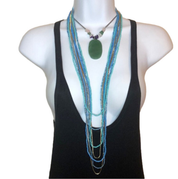 Curated bundle statement look necklaces Kenneth C… - image 1