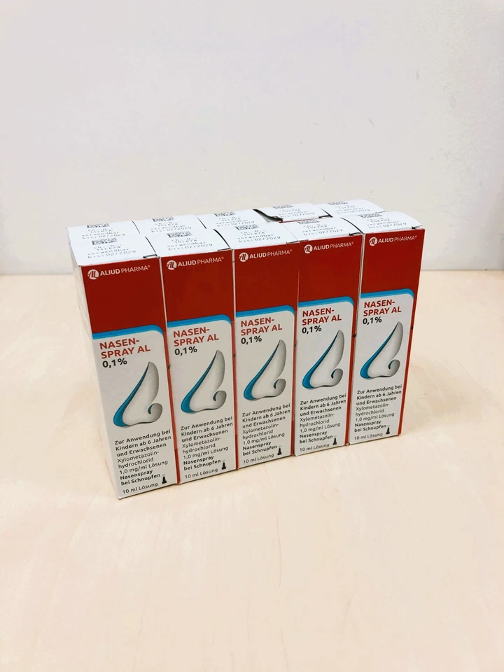 10x Nasenspray AL 0,1% 10ml, PZN 03929274