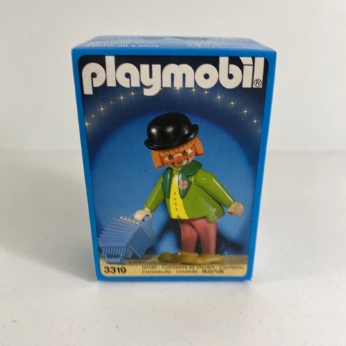 RARE VINTAGE 1990 PLAYMOBIL 3319 CLOWN ROMANI CIRCUS MALTA NEW SEALED