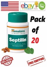 20 x Himalaya Septilin Herbal Ayurvedic 60 Tablets Free Shipping.
