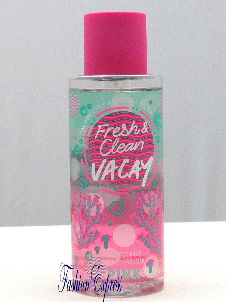 VICTORIA'S SECRET PINK FRESH CLEAN VACAY SCENTED MIST SPRAY